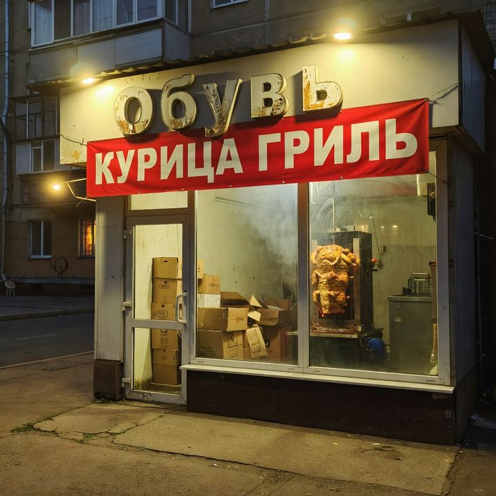 Курица «В бывшем обувном»